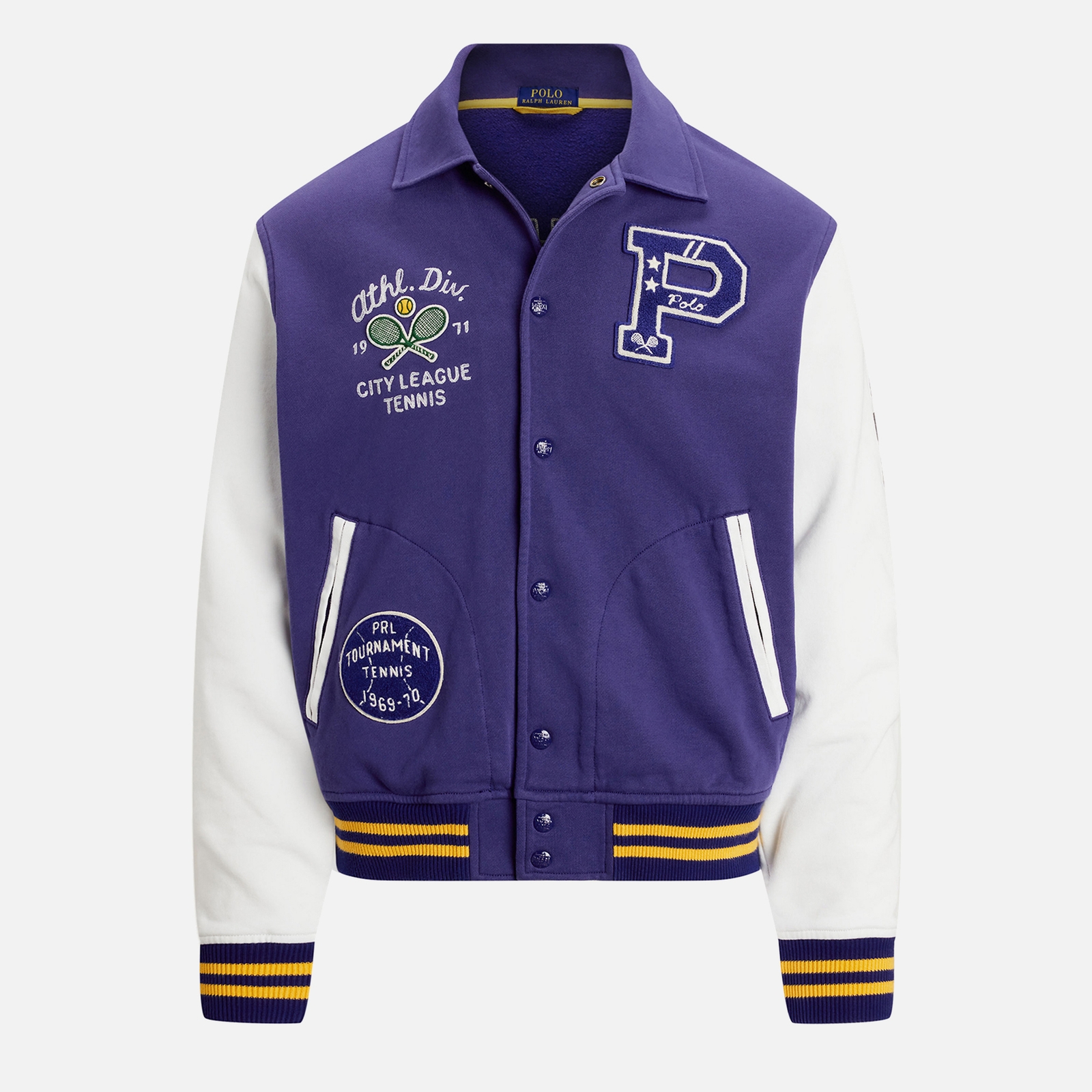 Polo Ralph Lauren Tennis Cotton-Blend Varsity Jacket - S