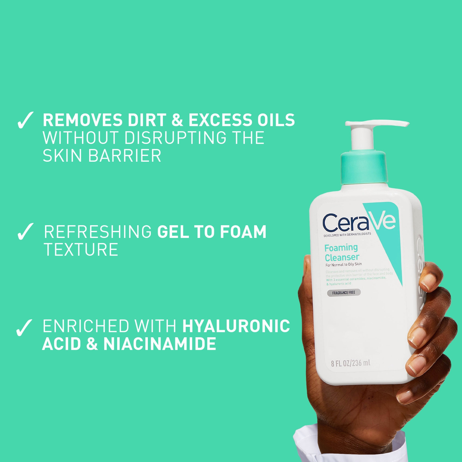 Thumbnail - CeraVe Travel Size Foaming Cleanser for Oily Skin 88ml