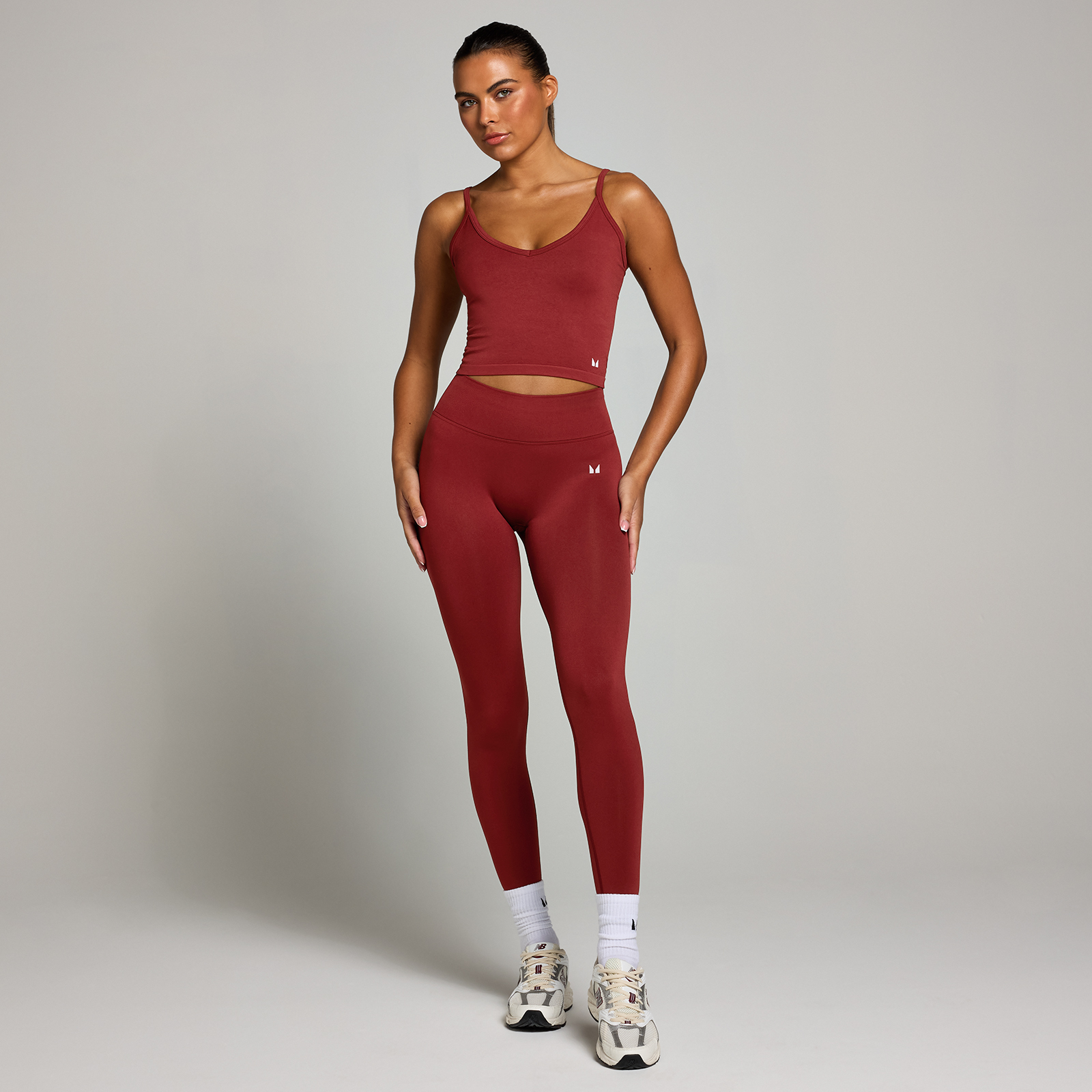 5059883440262 - MP Damen Nahtloses Tanktop – Kirsche - M