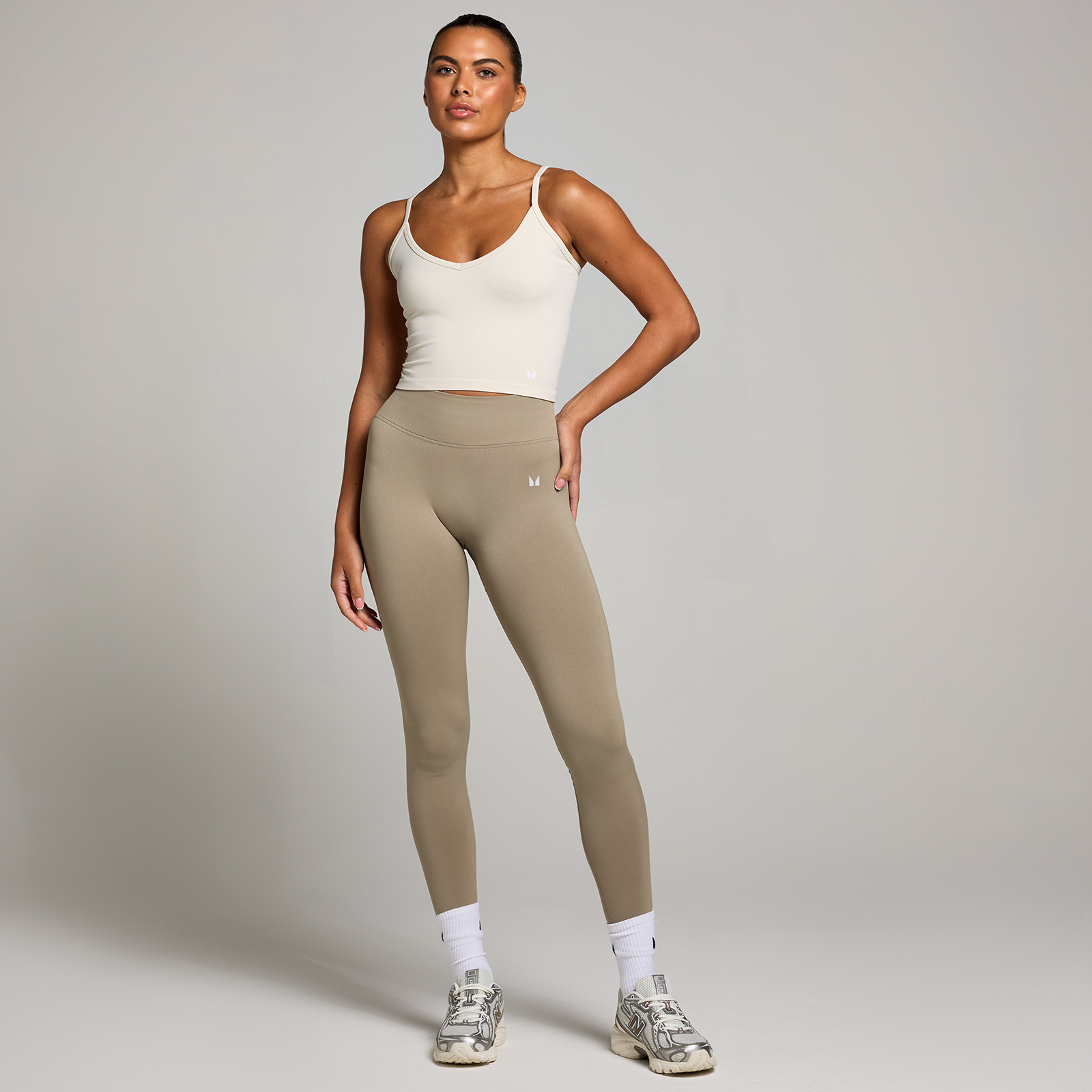 5059883441245 - MP Damen Nahtloses Tanktop – Knochen - M