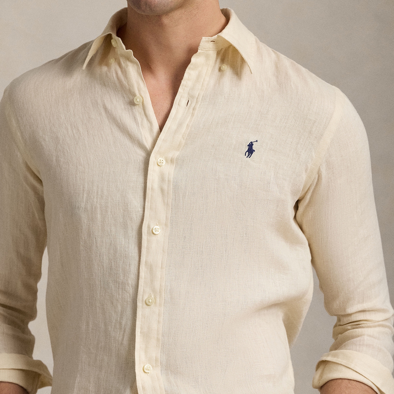 Polo Ralph Lauren Custom-Fit Linen Shirt - M