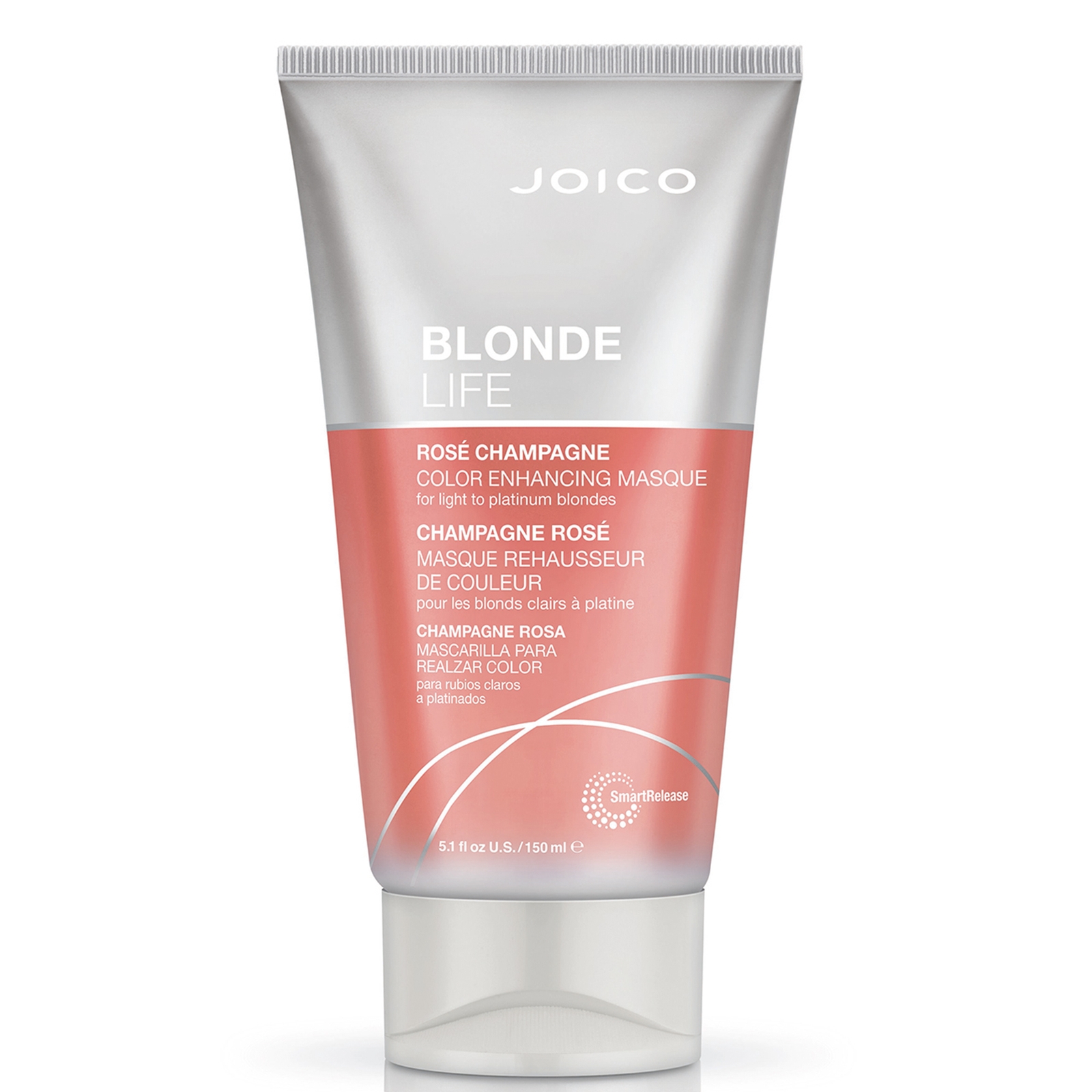 

Joico Blonde Life ROSÉ CHAMPAGNE Color Enhancing Masque 150ml