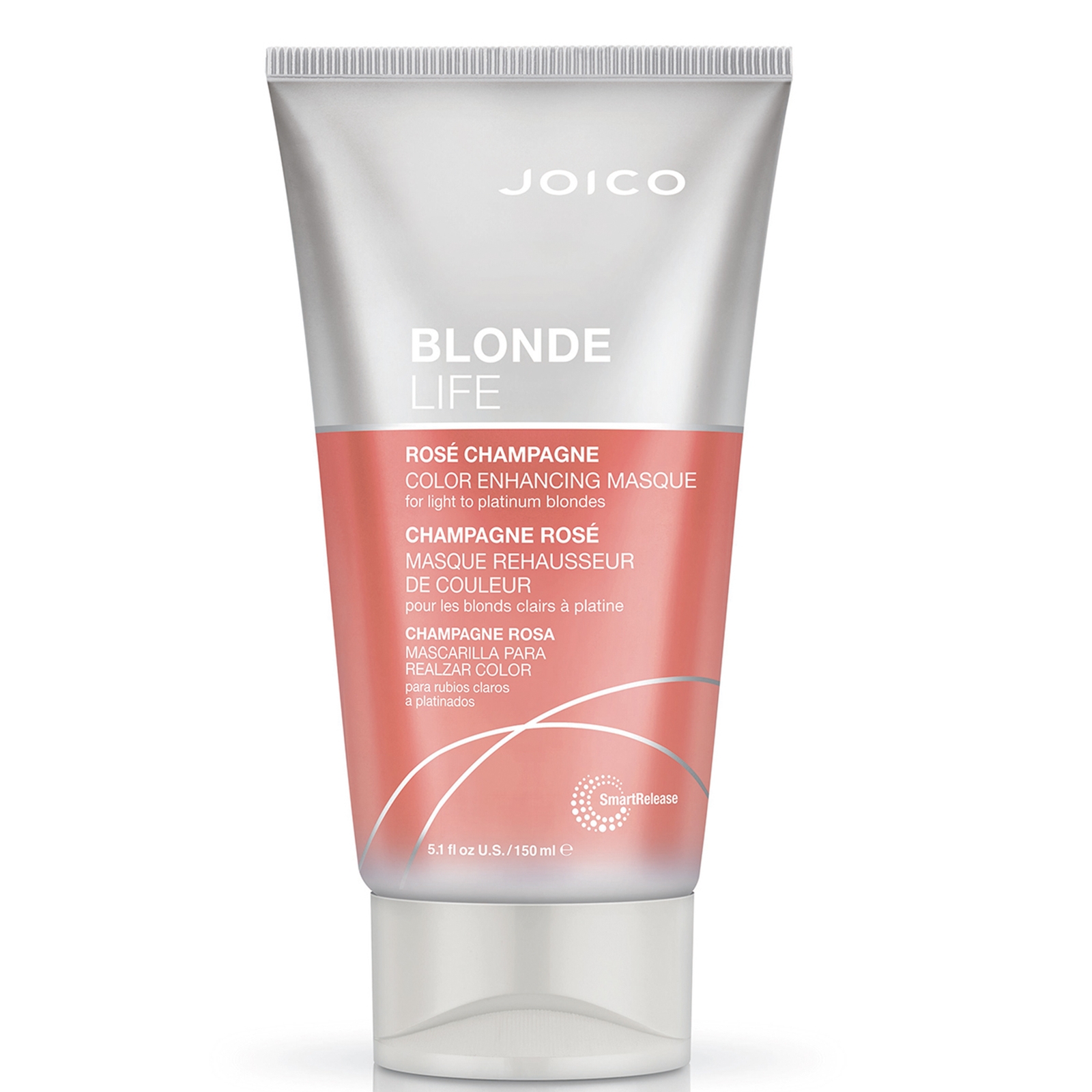 

Joico Blonde Life ROSÉ CHAMPAGNE Color Enhancing Masque 150ml