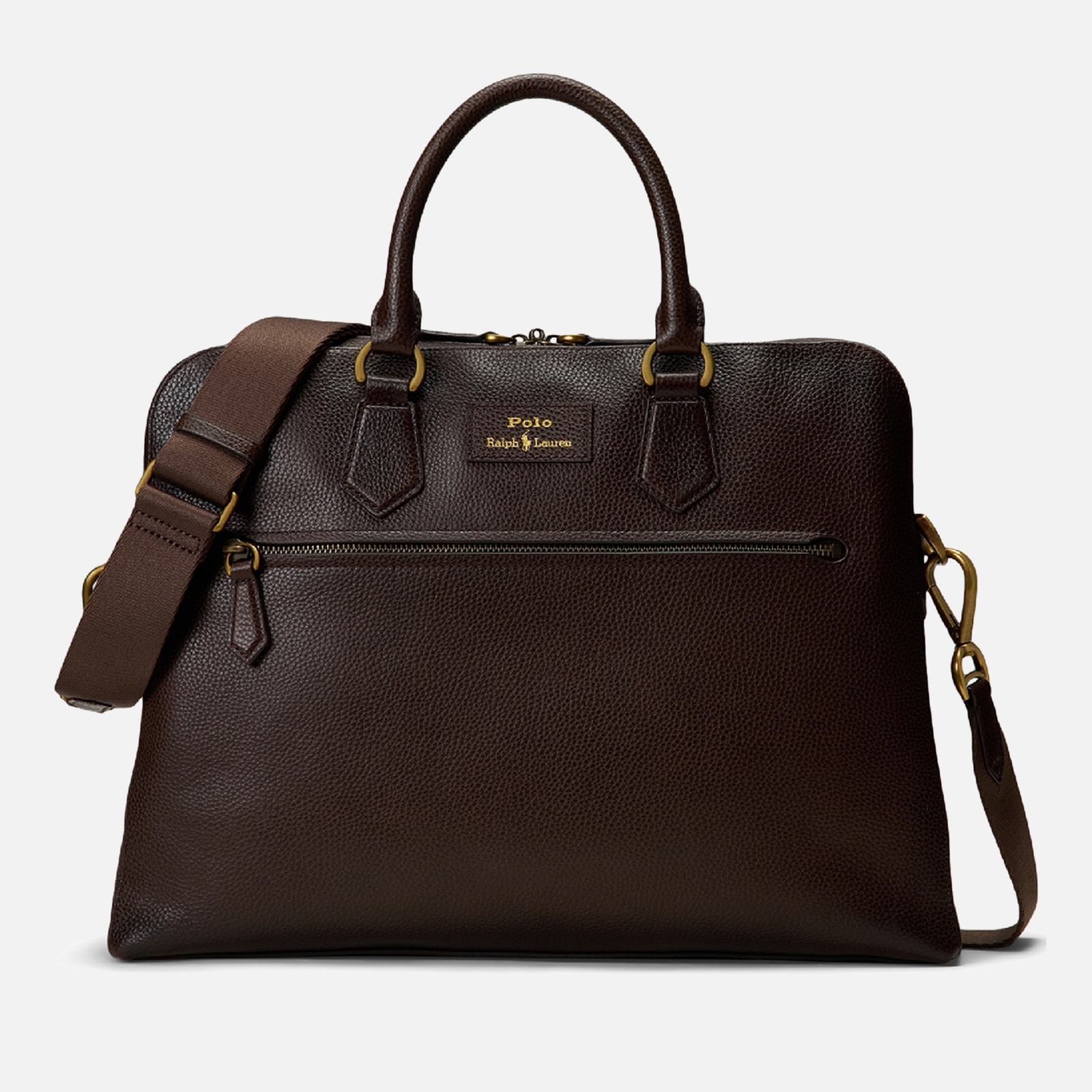 Polo Ralph Lauren Commuter Full-Grain Leather Briefcase