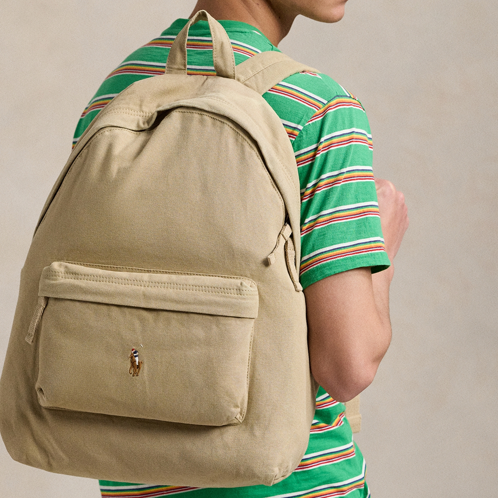 Polo Ralph Lauren Cotton-Canvas Backpack