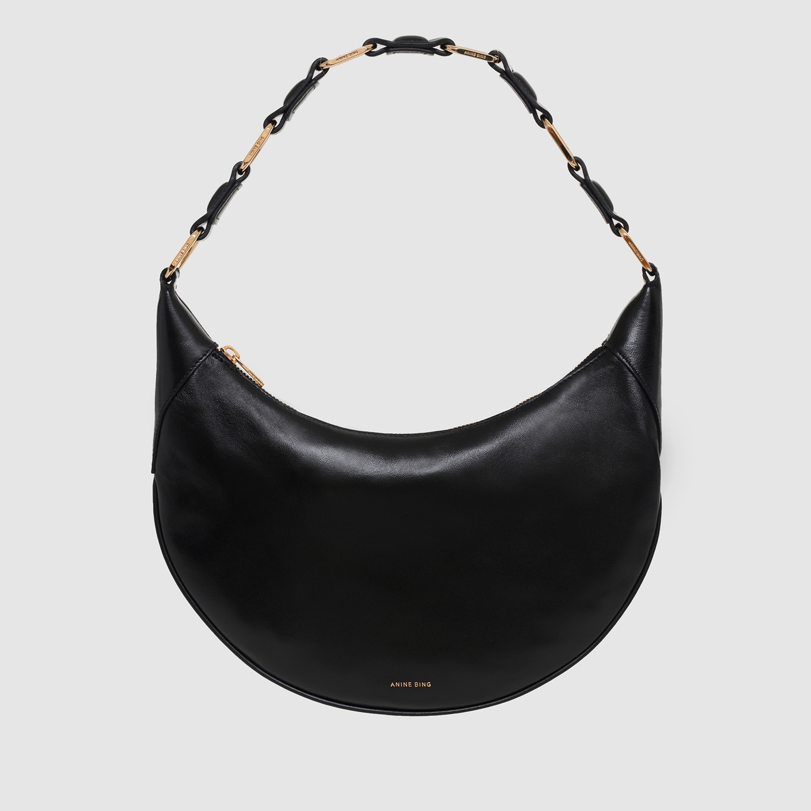 Anine Bing Kate Leather Hobo Bag