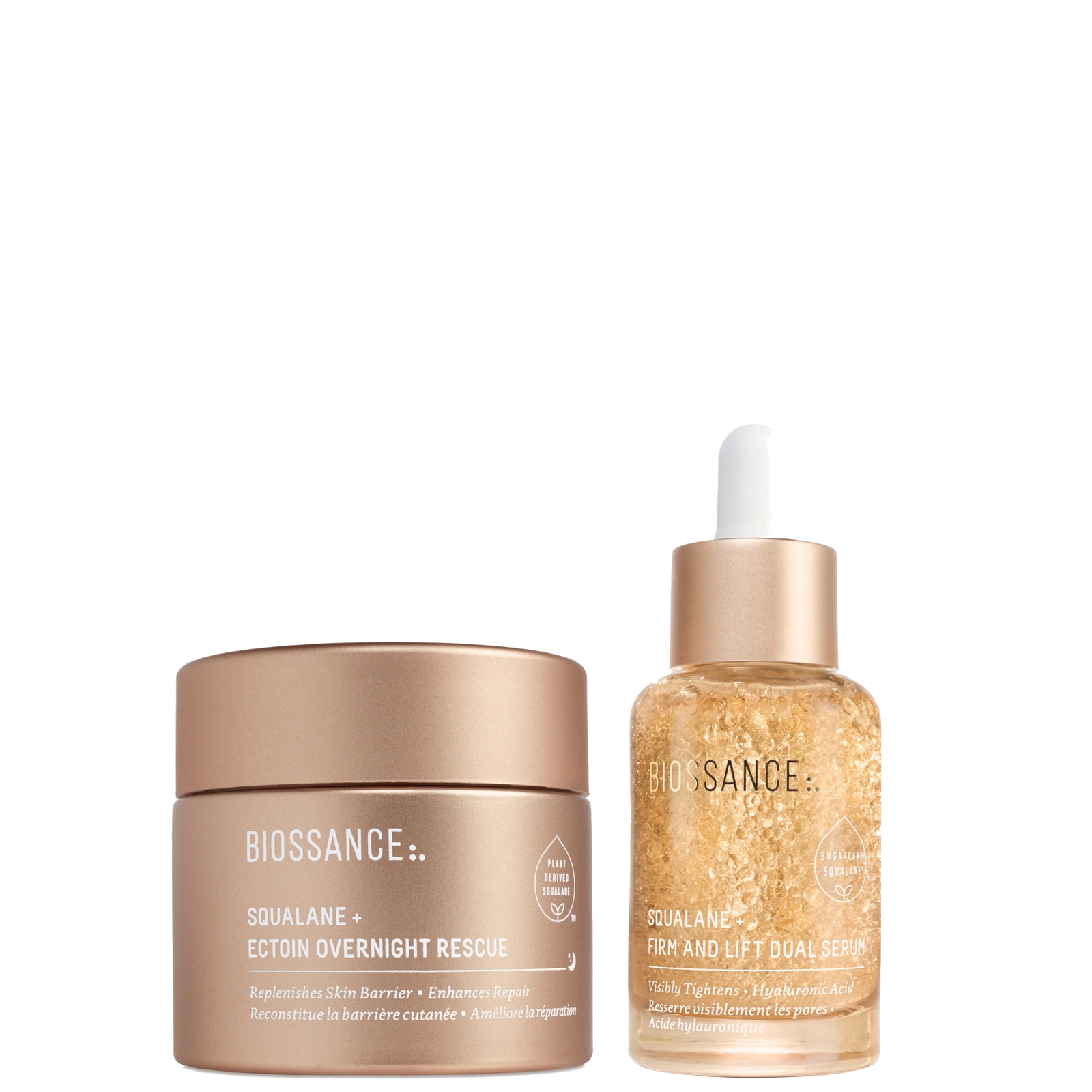 

Biossance Firm + Lift Moisturising Duo