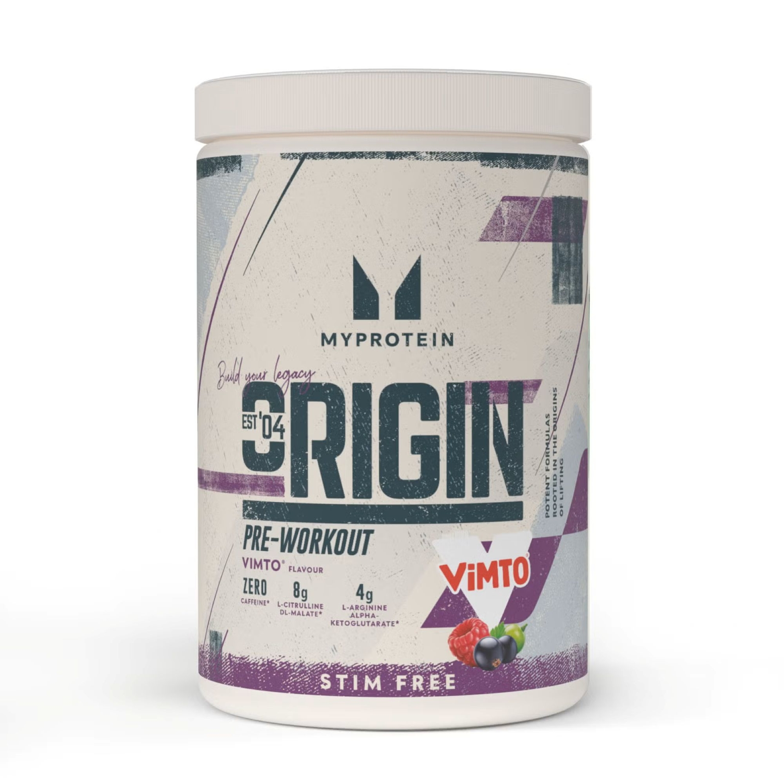 Myprotein UK MyProtein Origin Pre-Workout Pump x  Vimto® | Stim-Free