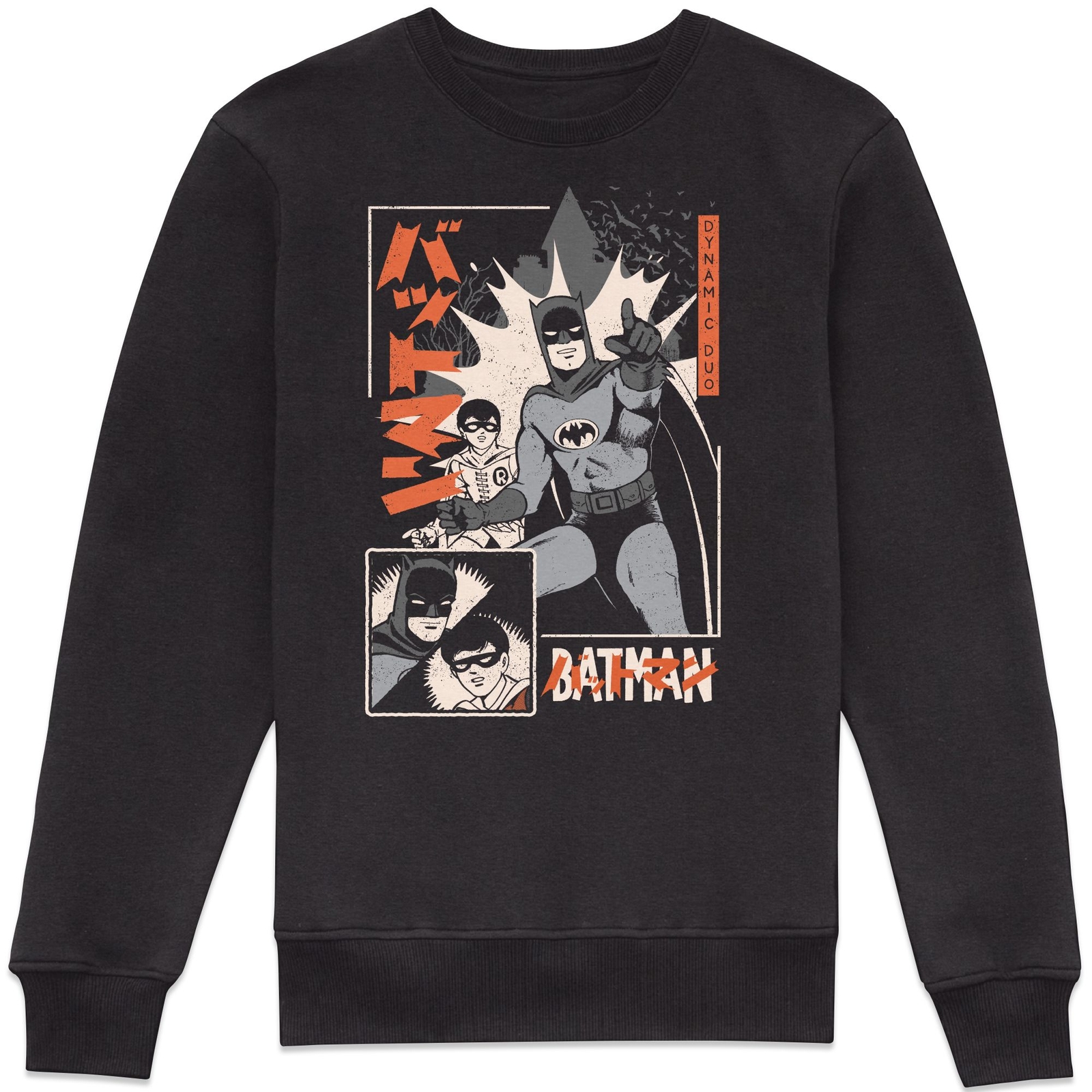 Batman Dynamic Duo Sweatshirt - Black - XS