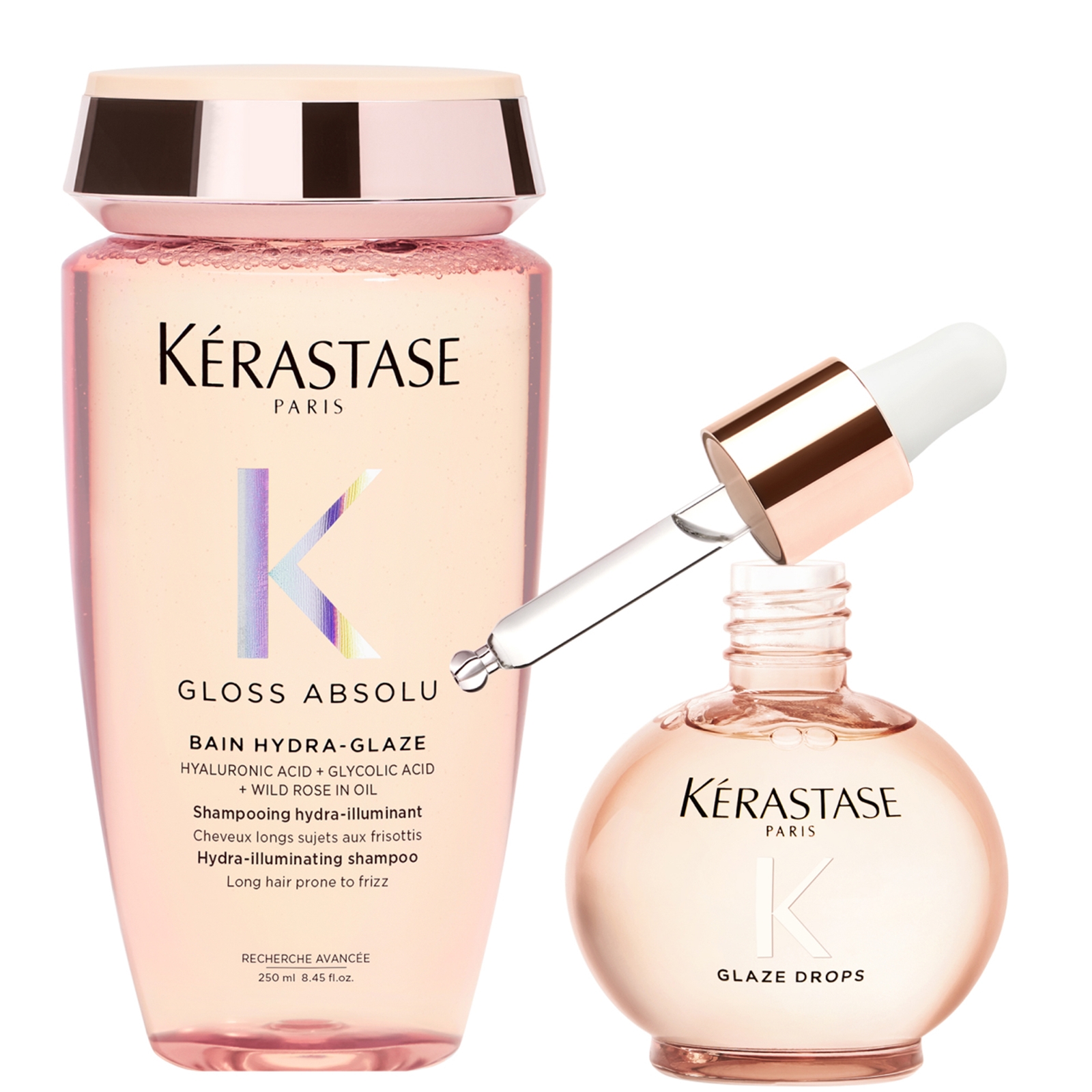 Image of Kérastase Gloss Absolu Shampoo and Oil Bundle051