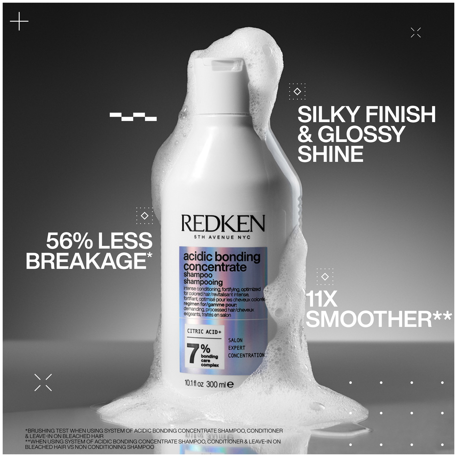 Thumbnail - Redken Acidic Bonding Concentrate Shampoo 75ml, Conditioner 50ml, Leave-in Treatment 30ml and 24/7 Night and Day Serum 1...