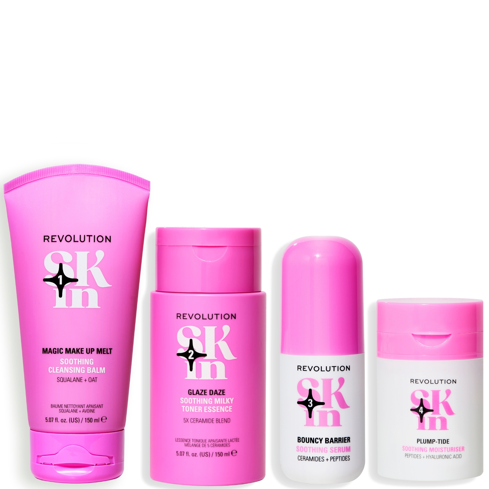 

Revolution Skincare Go Gentle 4 Step Bundle