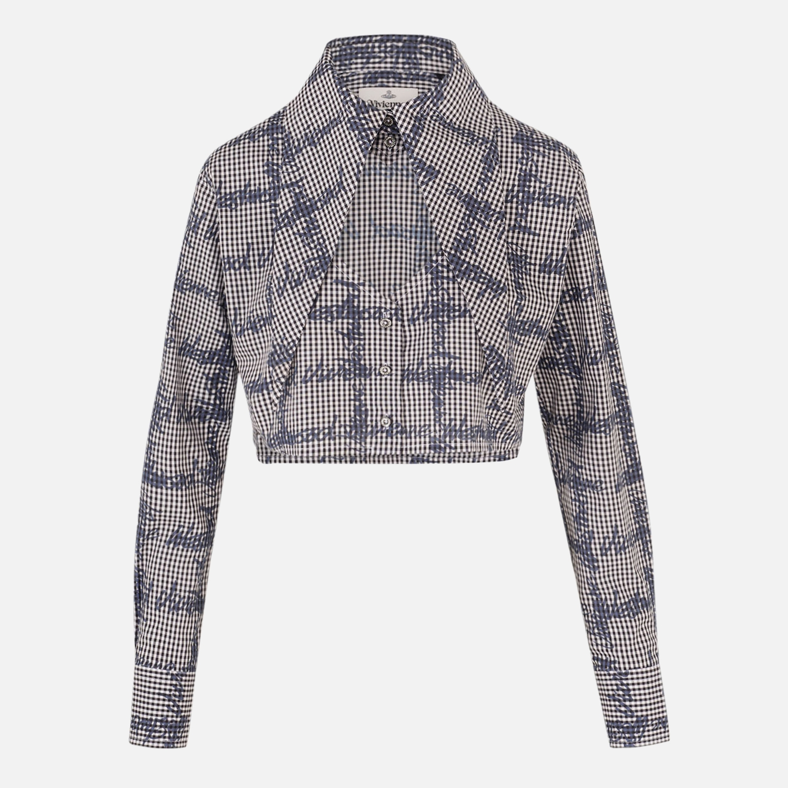 Vivienne Westwood Cut Off Heart Cotton-Poplin Shirt - EU 44/UK 16