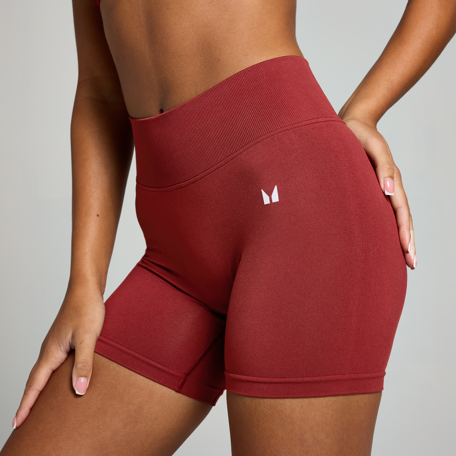 Thumbnail - MP Damen Nahtlose Unsichtbar-Scrunch-Shorts – Kirsche - XL