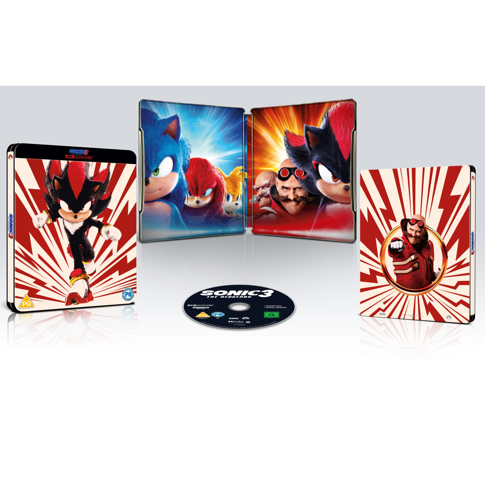 Click to view product details and reviews for Sonic The Hedgehog 3 4k Ultra Hd Steelbook 2 Red.