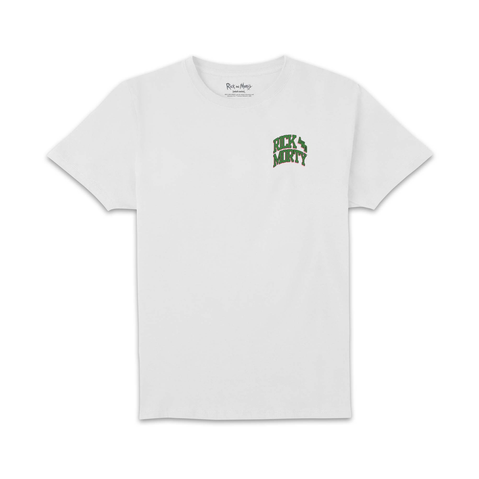 Rick and Morty Varsity Unisex T-Shirt - White - M