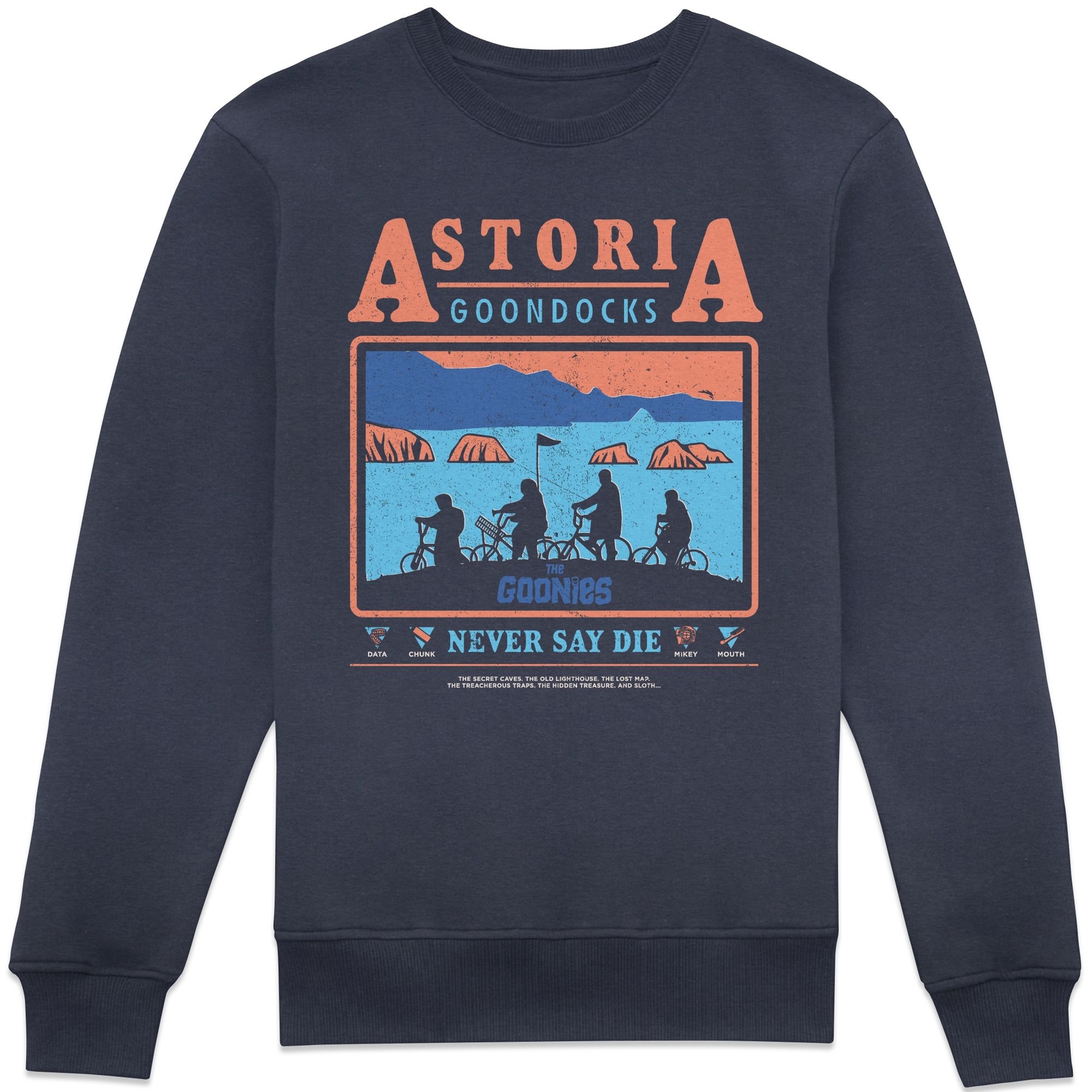 The Goonies Astoria Goondocks Sweatshirt - Navy - S