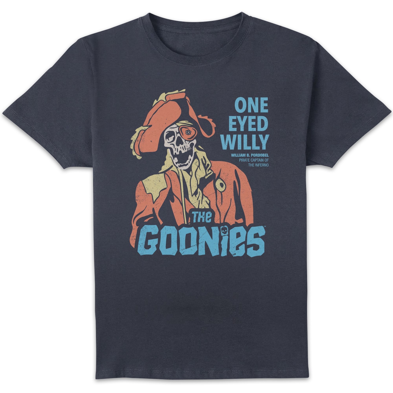The Goonies One Eyed Willy Unisex T-Shirt - Navy - XL