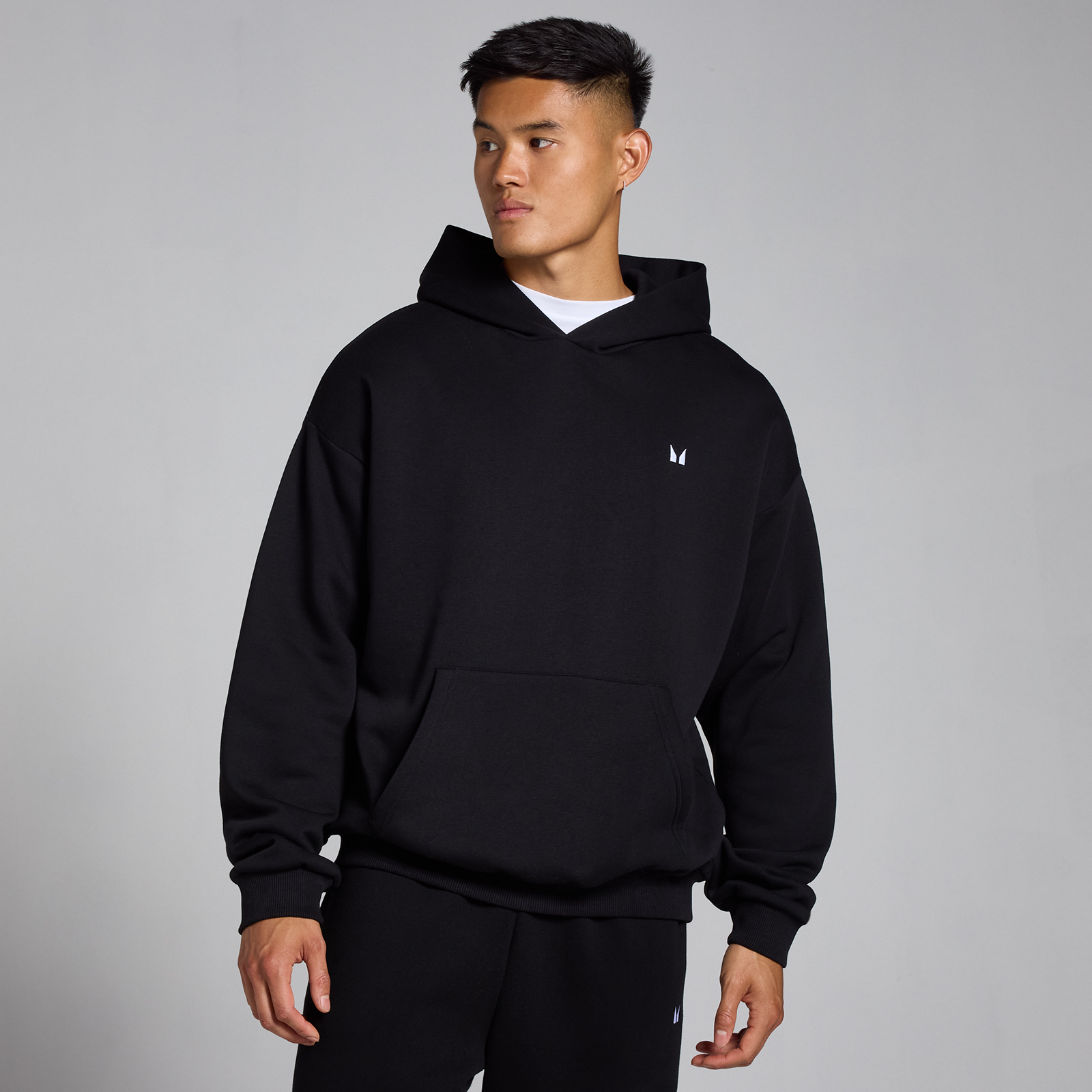 MP Men's Rest Day Oversized Hoodie - Black - XL