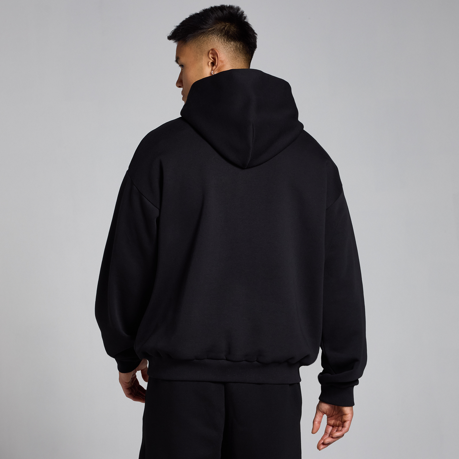 5059883396965 - MP Herren Rest Day Oversized Kapuzenpulli – Schwarz - XXL