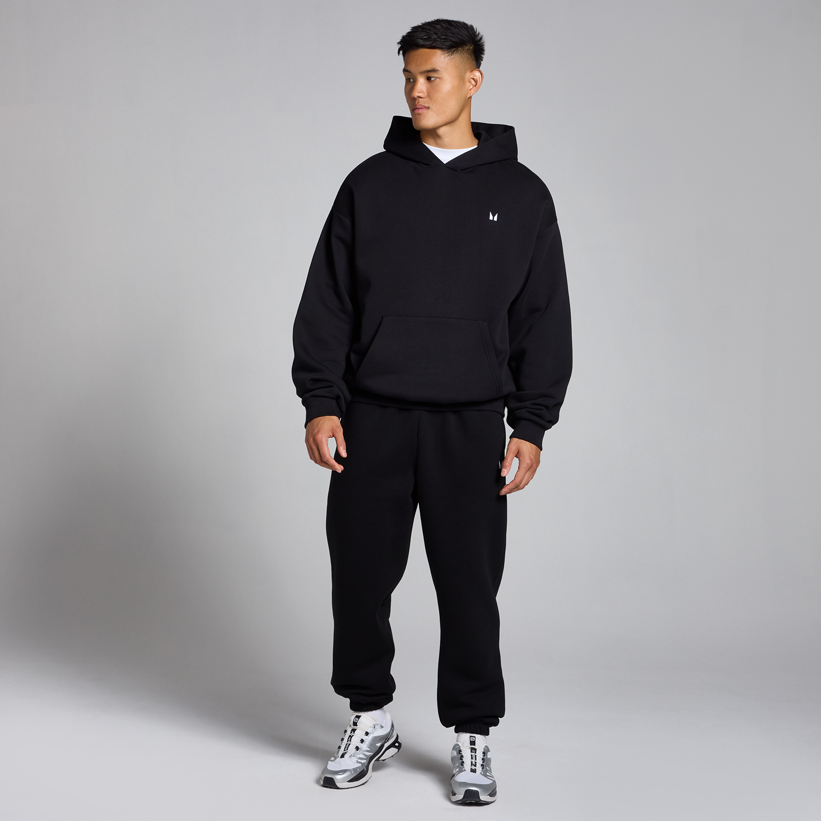 5059883396965 - MP Herren Rest Day Oversized Kapuzenpulli – Schwarz - XXL