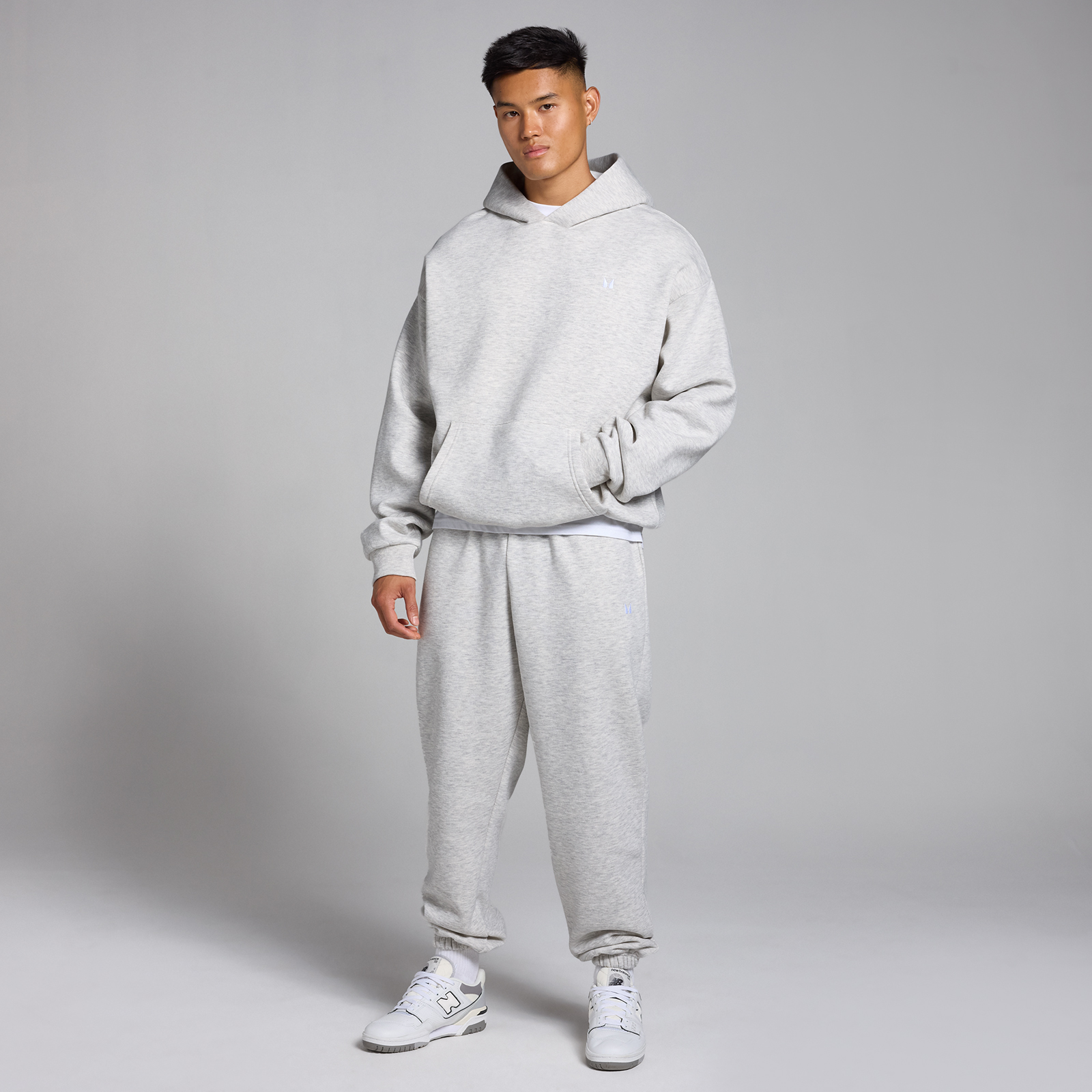 5059883397030 - MP Herren Rest Day Oversized Kapuzenpulli – Hellgrau - XXL 5059883397030 - MP Herren Rest Day Oversized Kapuzenpulli – Hellgrau - XXL