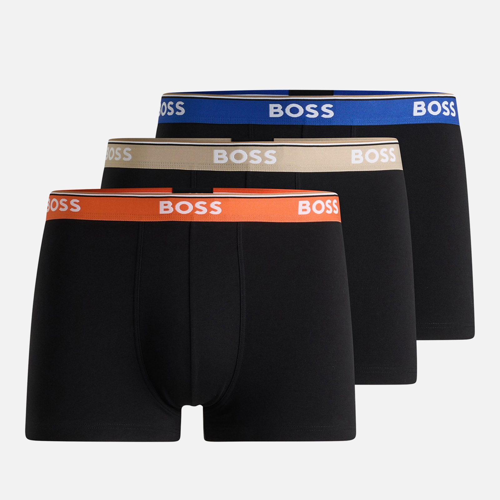 BOSS Bodywear 3 Pack Power Jersey Boxer Trunks - S