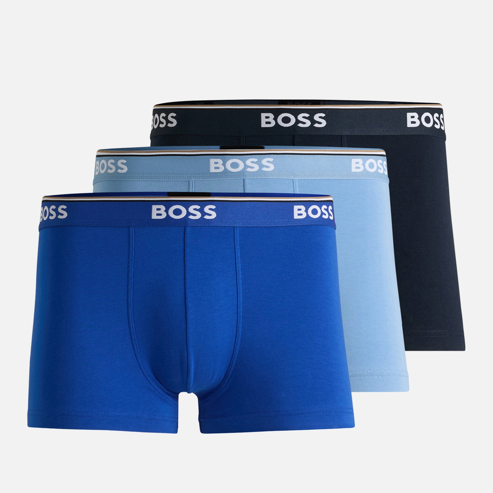 BOSS Bodywear 3 Pack Power Jersey Boxer Trunks - XL