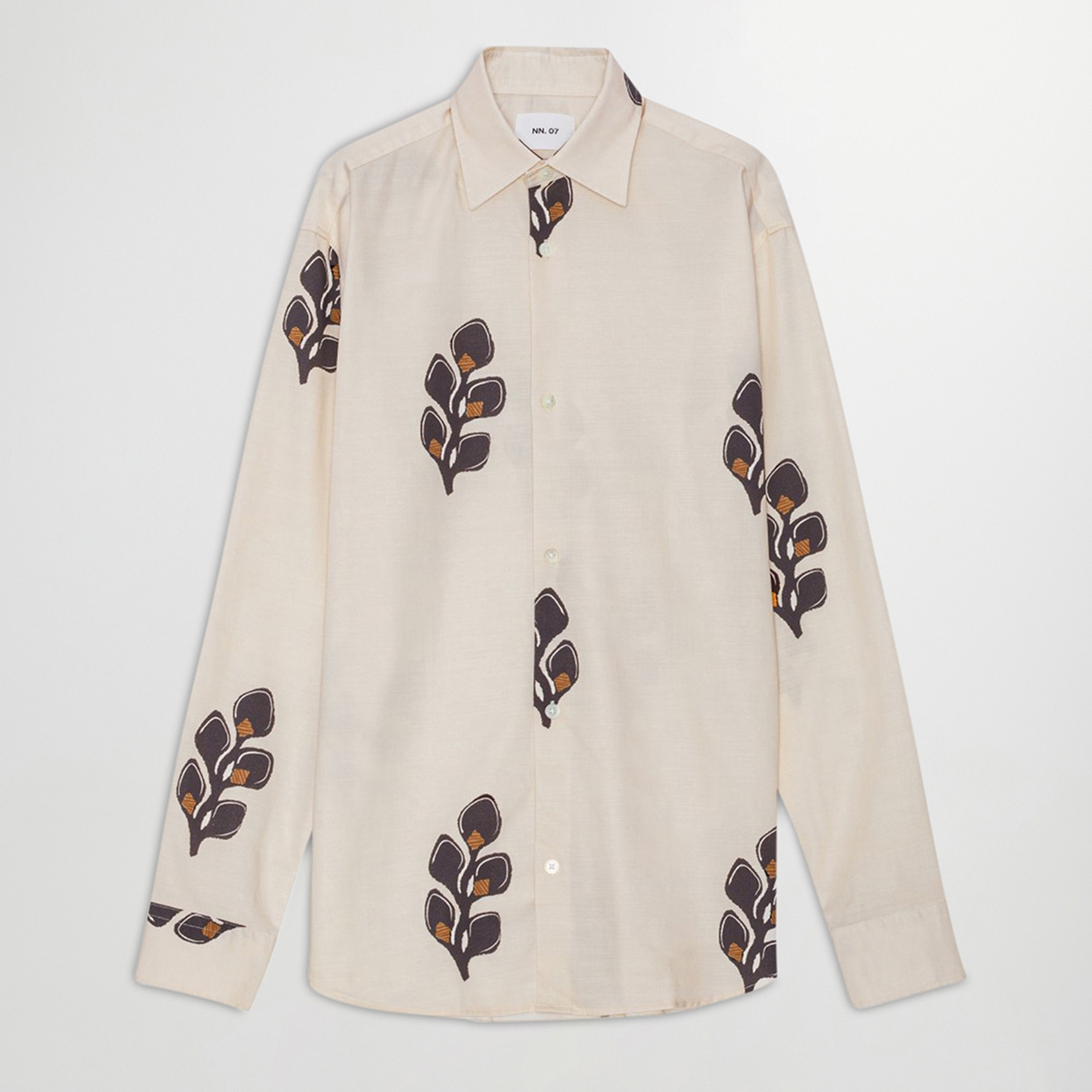 NN.07 Freddy Cotton-Blend Long-Sleeve Shirt