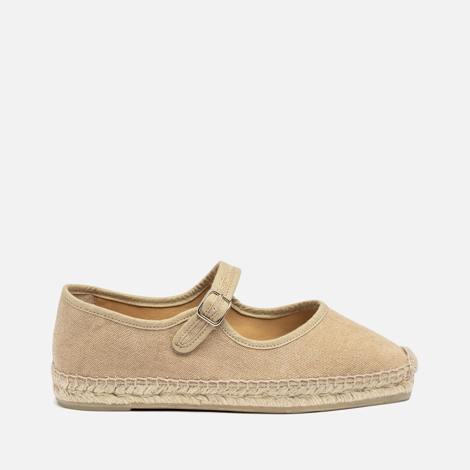 Castañer Women's Padua Canvas Mary Jane Flats - UK 3
