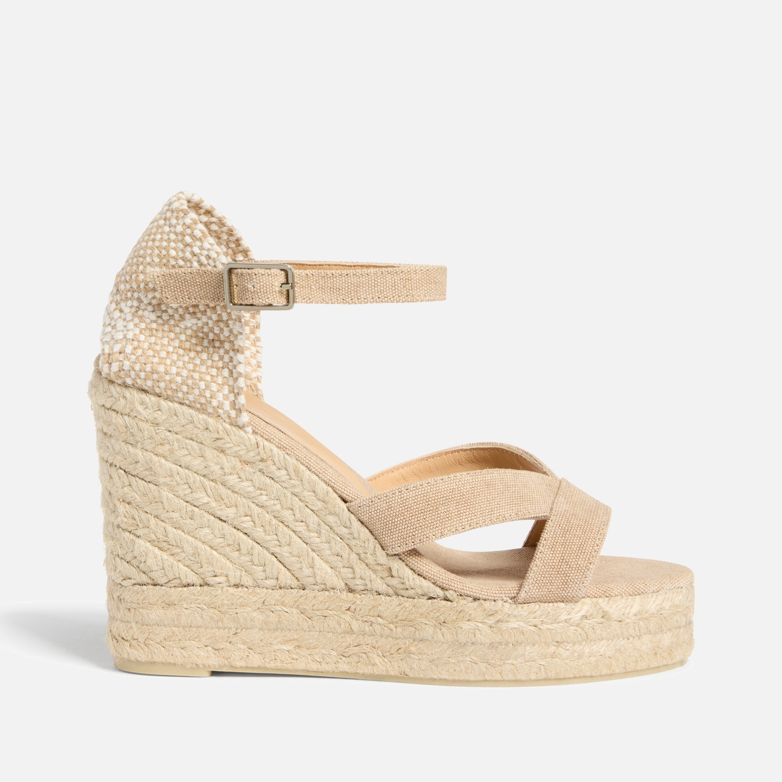 Castañer Women's Bruna Cotton-Canvas Sandals - UK 7