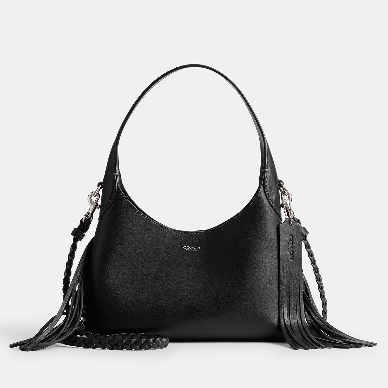 Coach Brooklyn 23 Fringe Leather Shoulder Bag