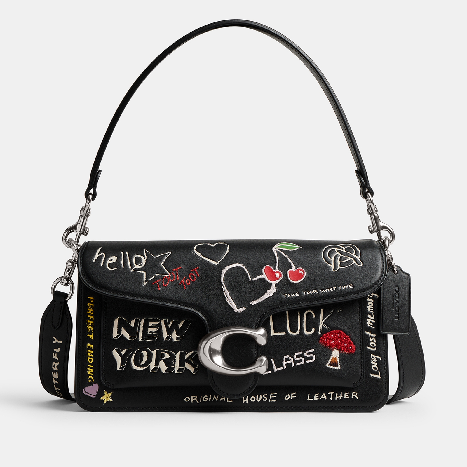 Coach Women's Sketch Print Tabby Shoulder Bag 26 - Black