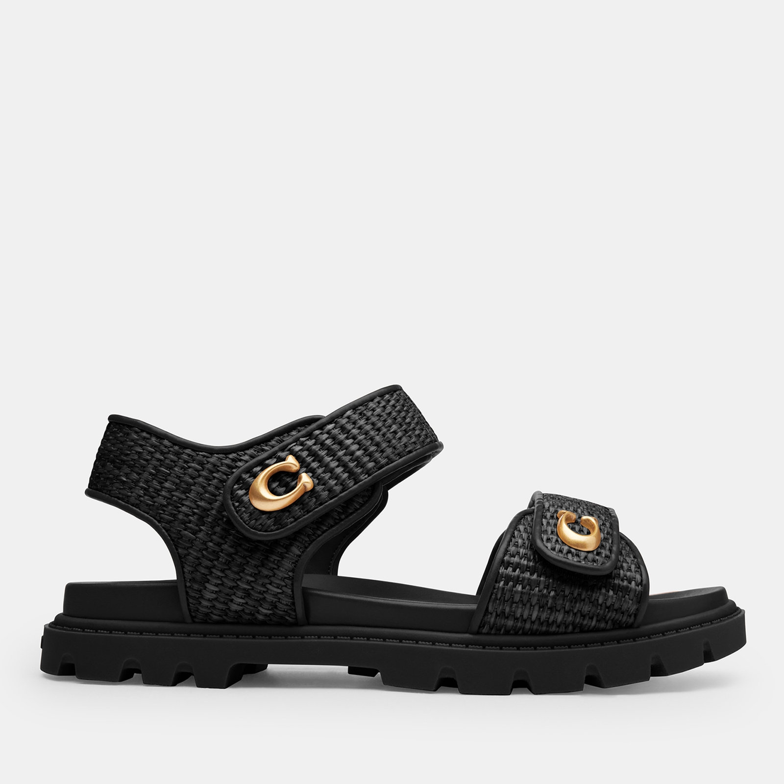 Coach Women's Brynn Straw Sandals - UK 3