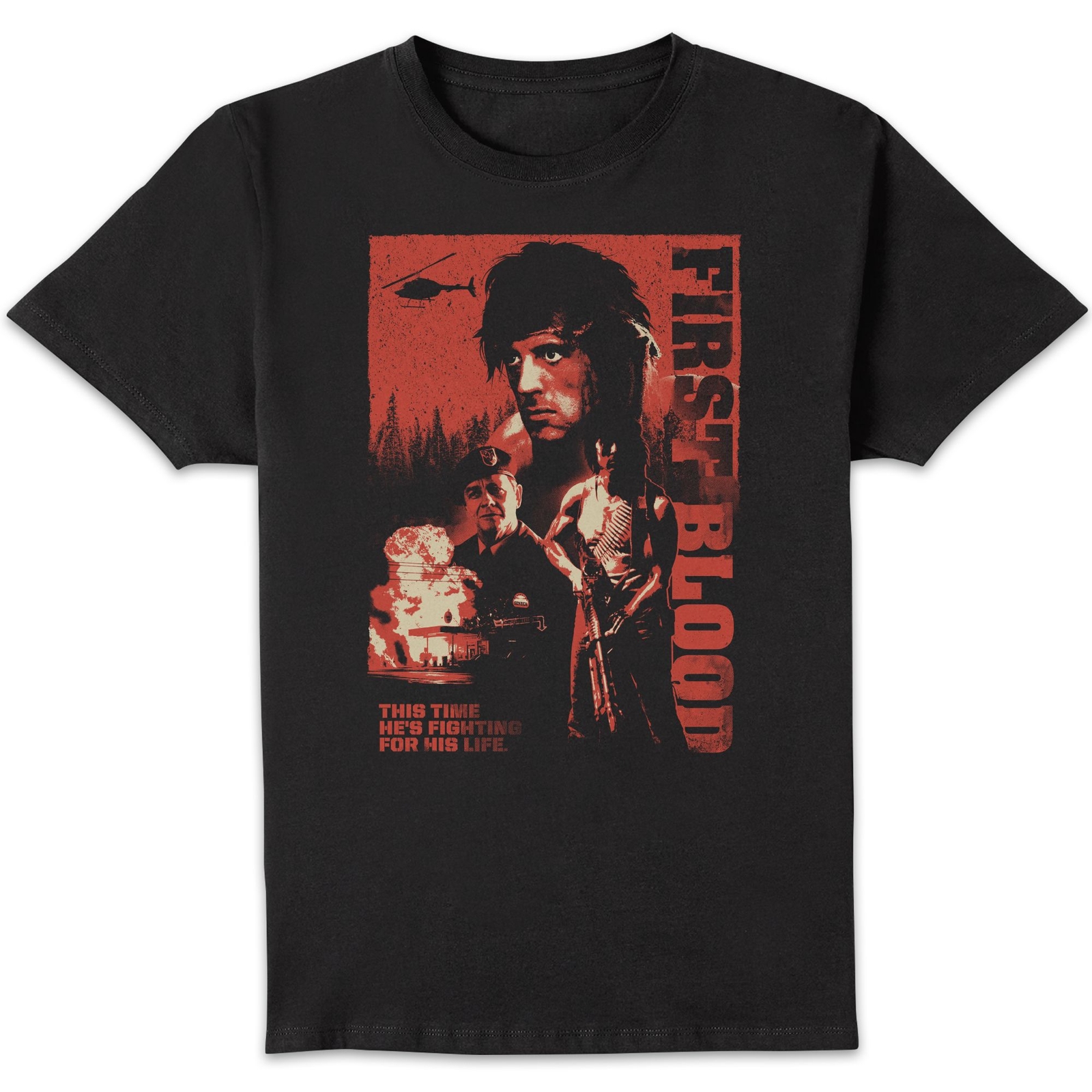 Rambo First Blood A War You Won't Believe Unisex T-Shirt - Black - XXL