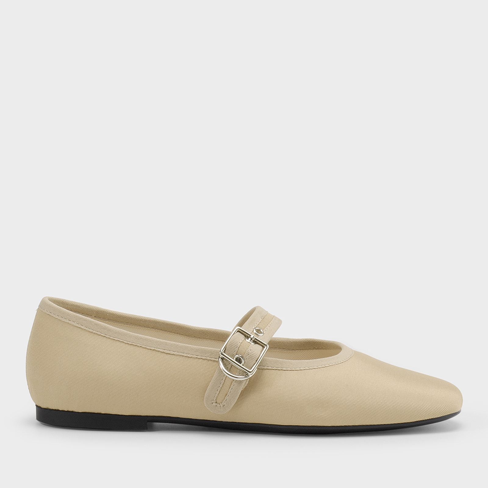 Vagabond Women's Jolin Buckle Textile Ballet Flats - UK 4