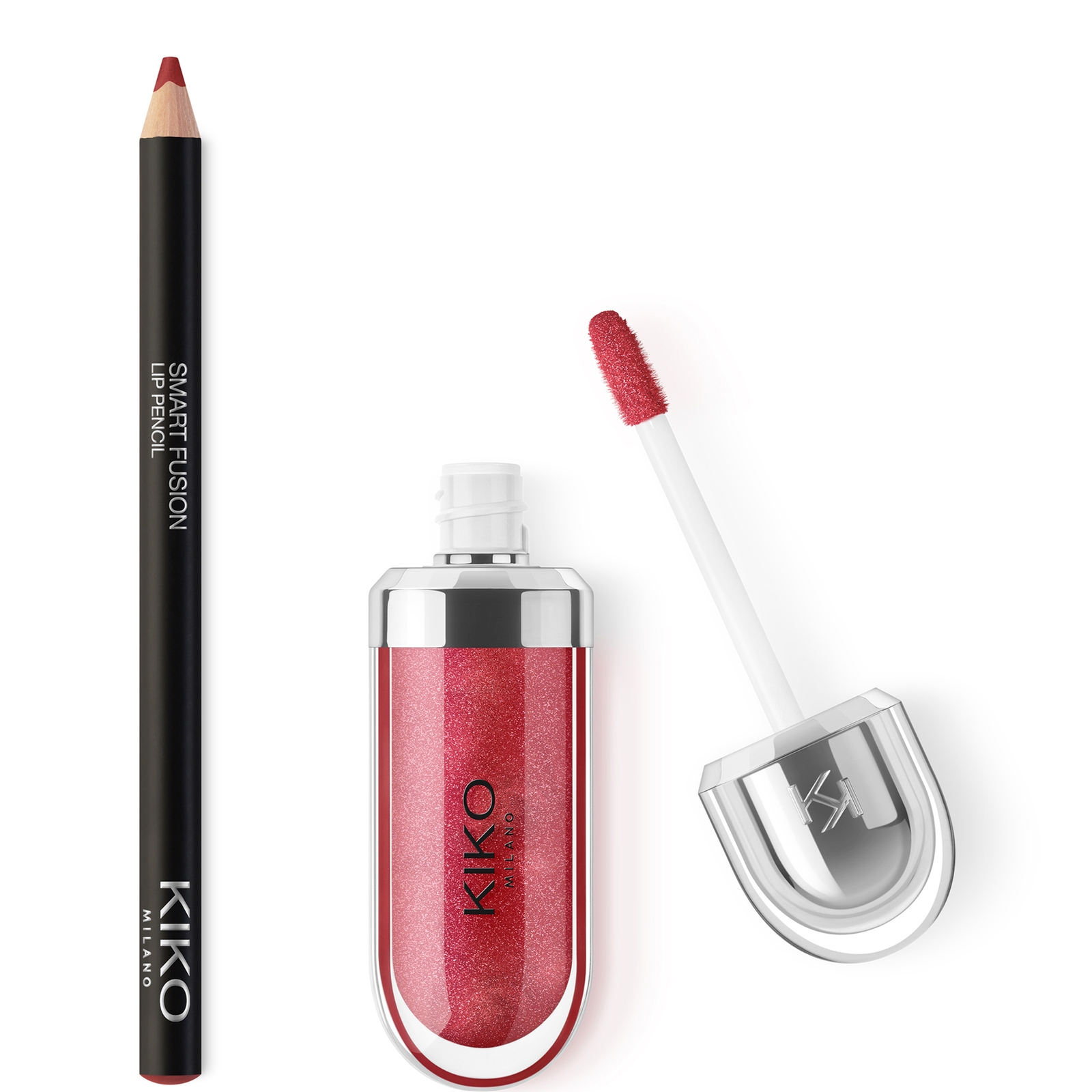 KIKO Milano 3D Hydra Lip Combo (Various Shades) - Cherry Cola