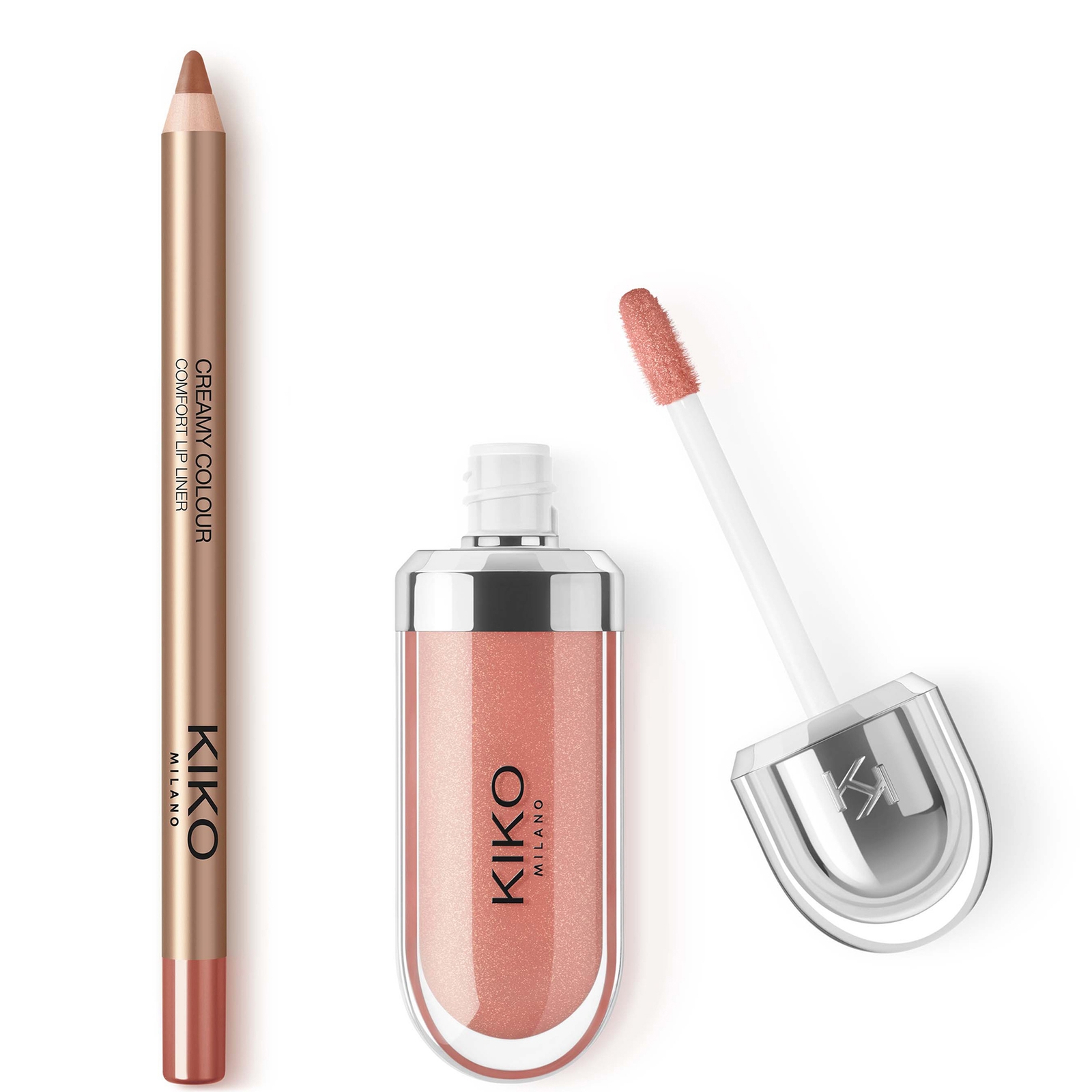 Image of KIKO Milano 3D Hydra Lip Combo (Various Shades) - Barely There051