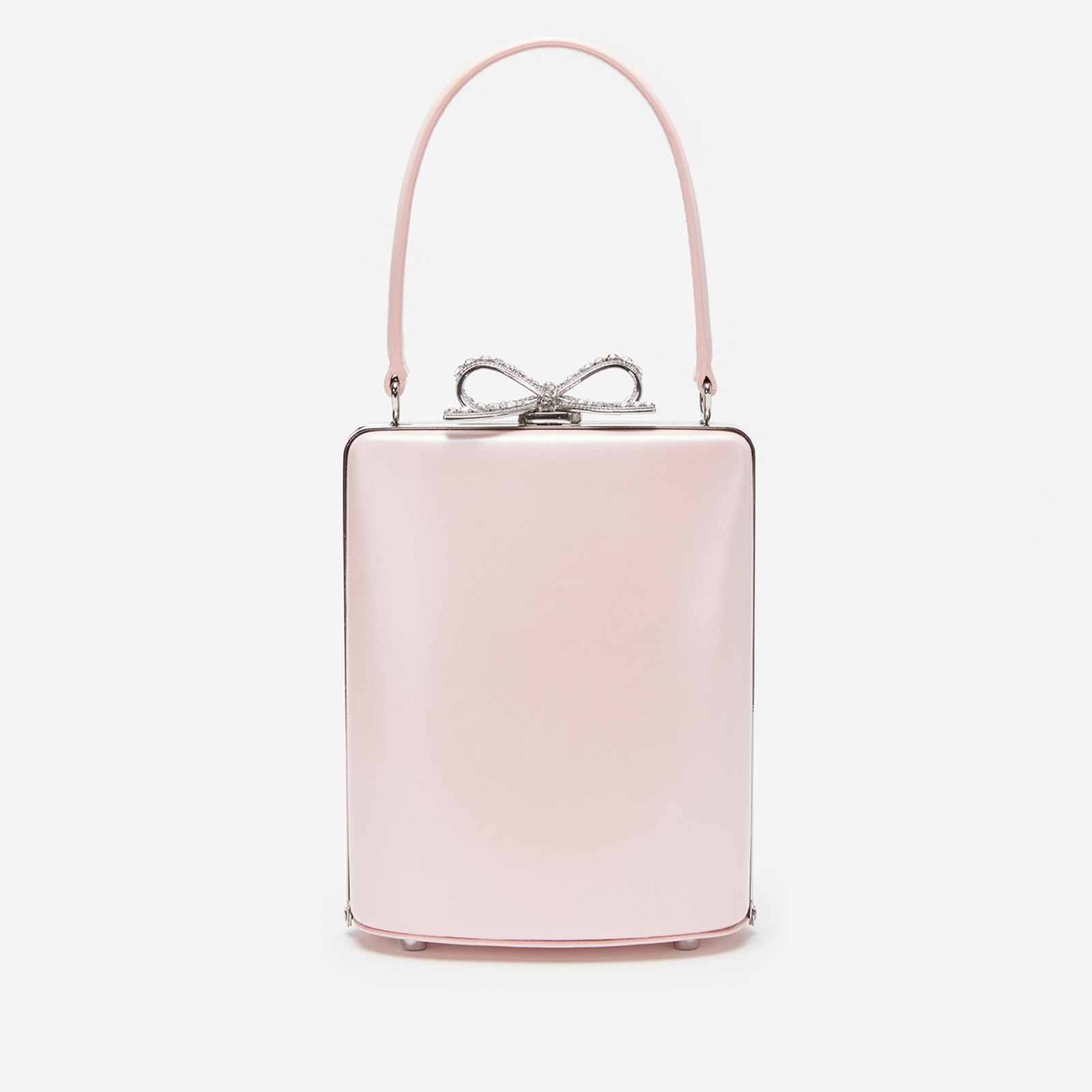 Self-Portrait Satin Mini Bow Bag