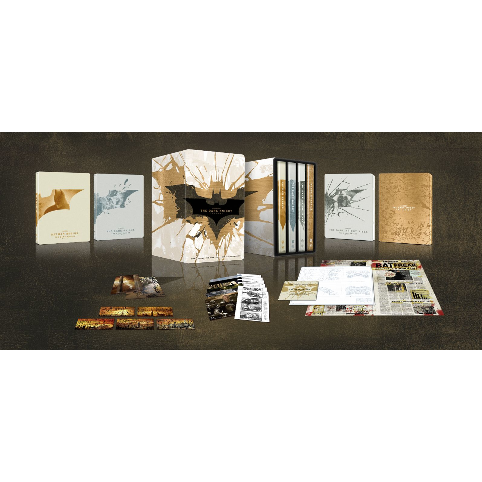 Click to view product details and reviews for The Dark Knight Trilogy 20th Anniversary 4k Blu Ray Steelbook Collection.
