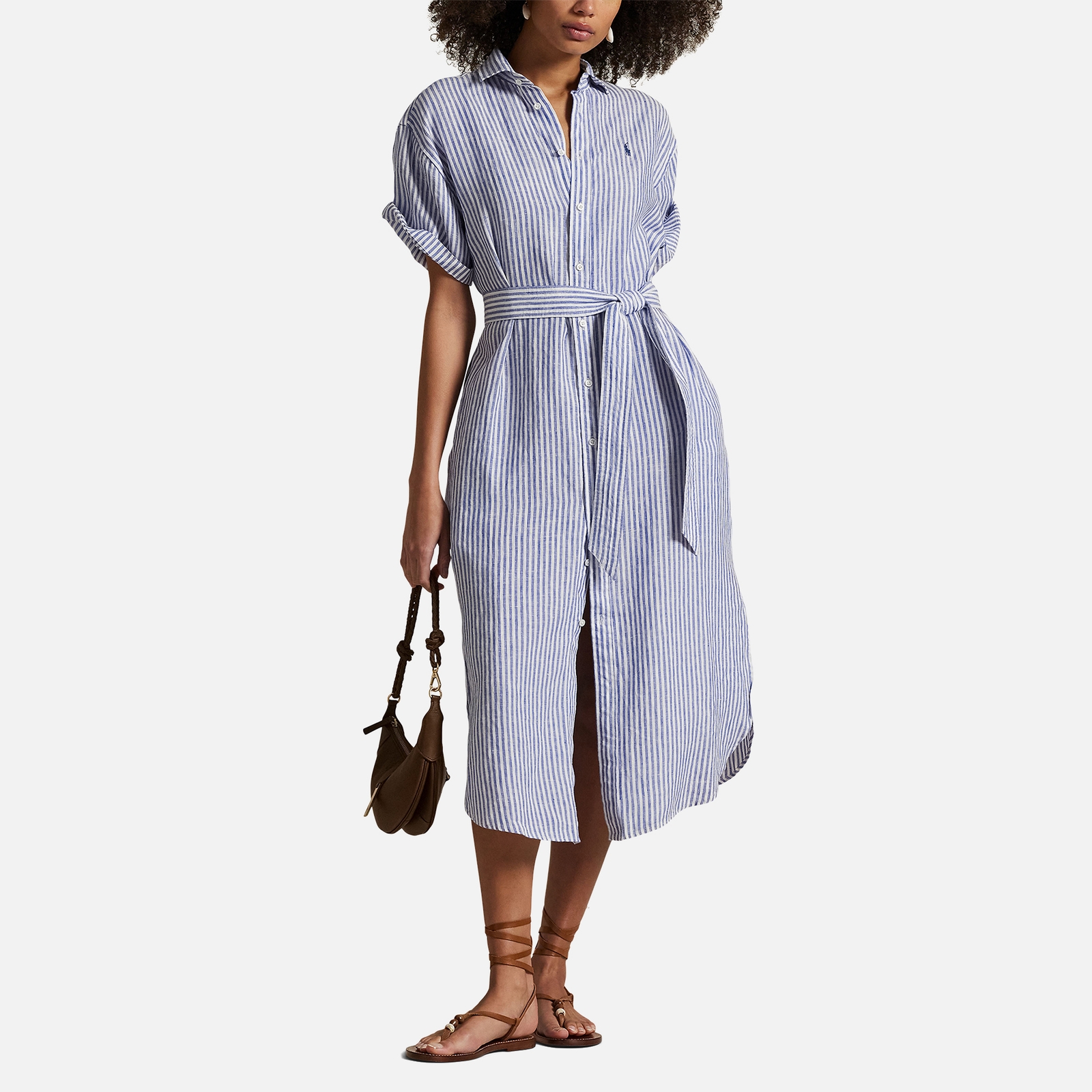 Polo Ralph Lauren Linen Shirt Dress - US 4/ UK 8