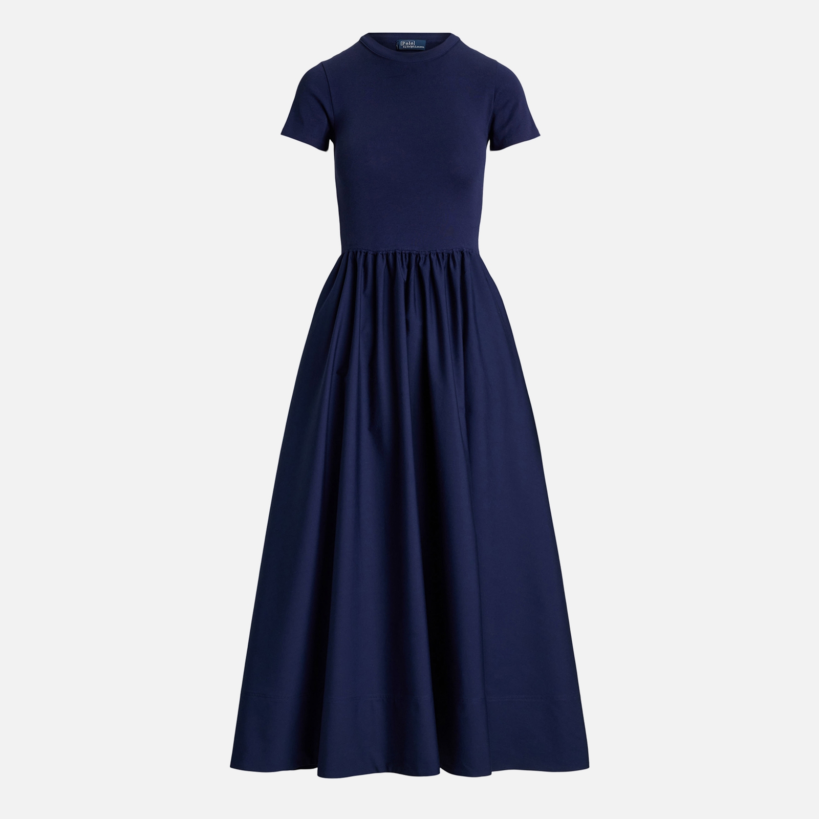 Polo Ralph Lauren Cotton-Jersey and Poplin Dress - XS