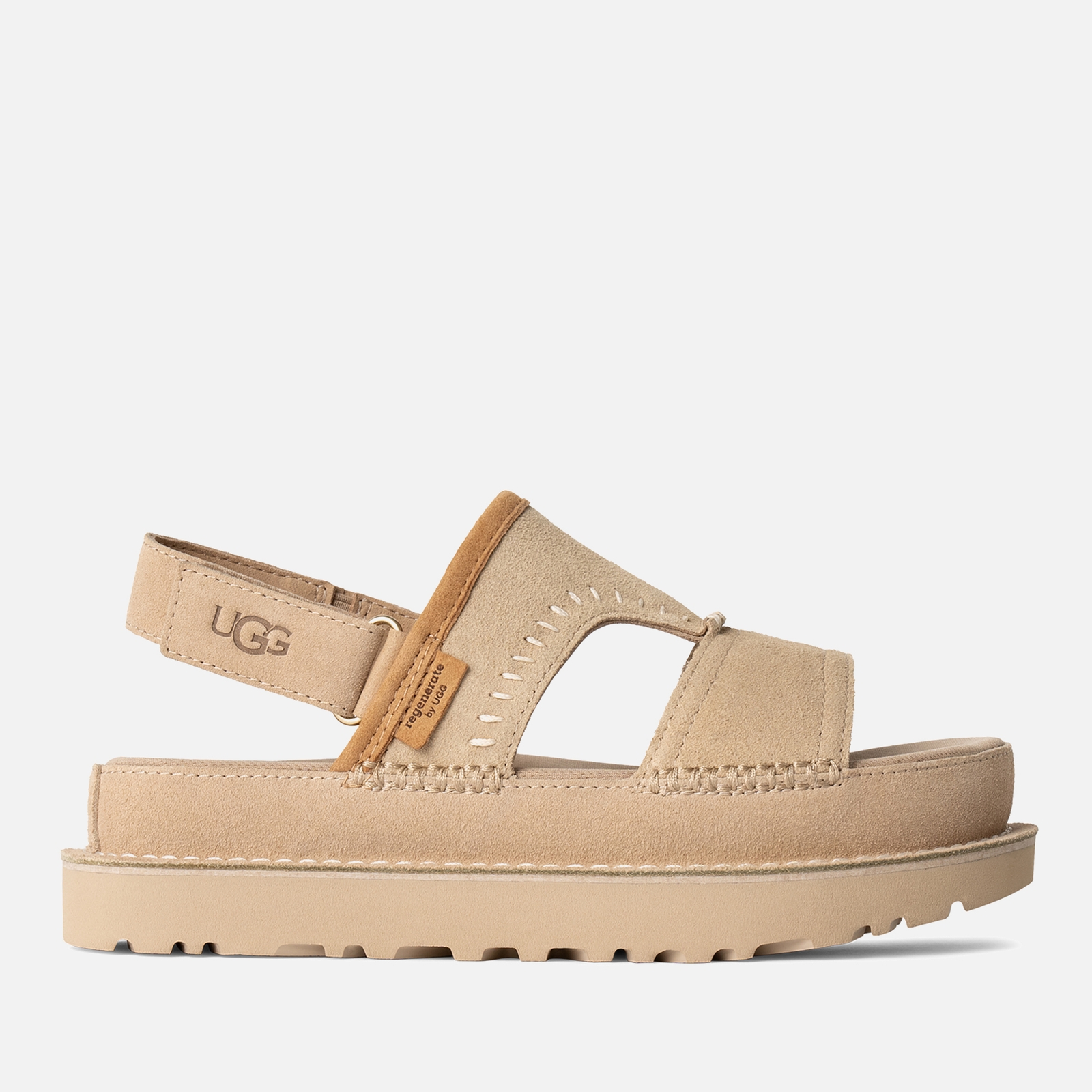 UGG Women's Goldenstar Regenerate Suede Sandals - UK 4