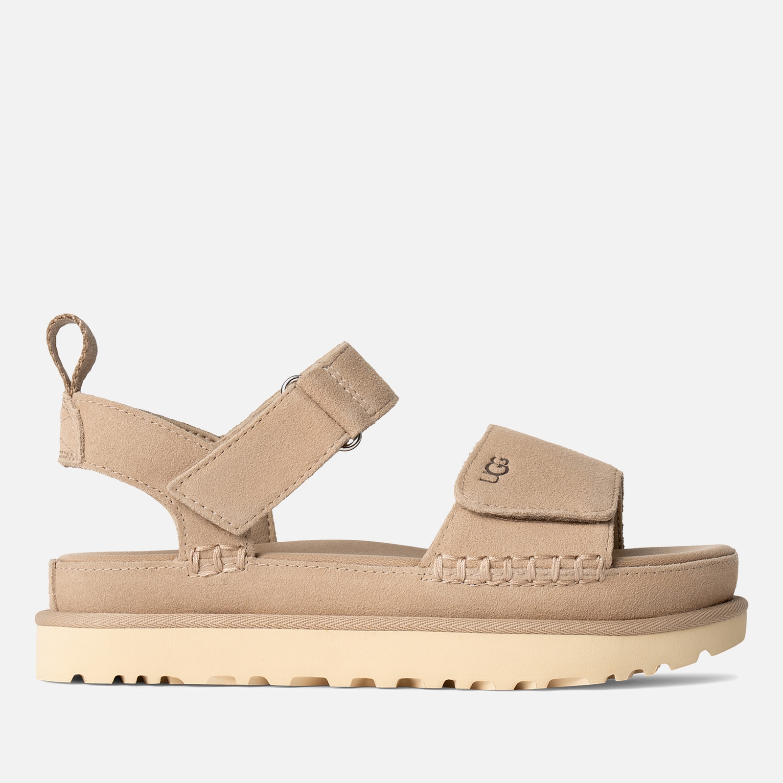 UGG Women's Goldenstar Suede Flatform Sandals - UK 3