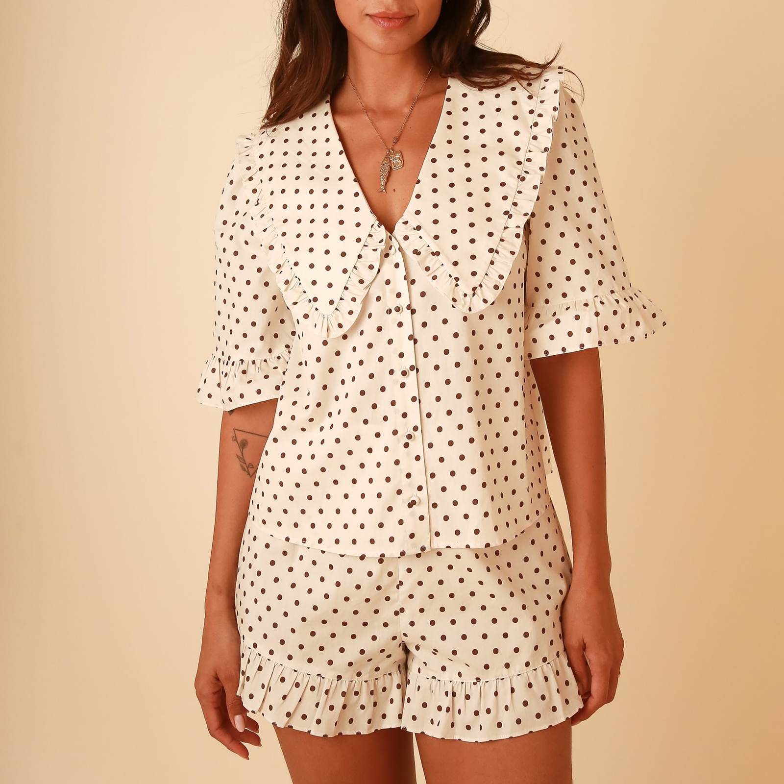 It's 9pm Luna Cotton-Voile Pyjama Set - 1/UK 10