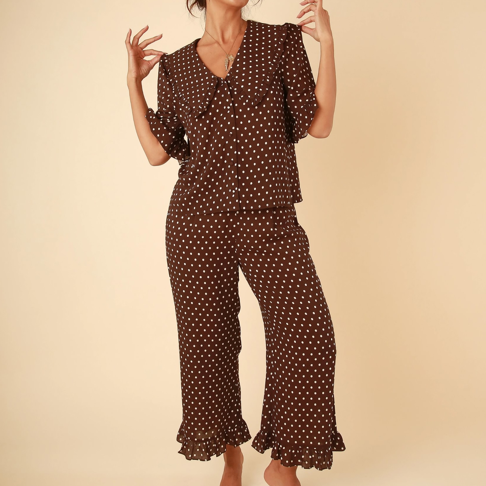 It's 9pm Selene Rayon Pyjama Set - 0/UK 8