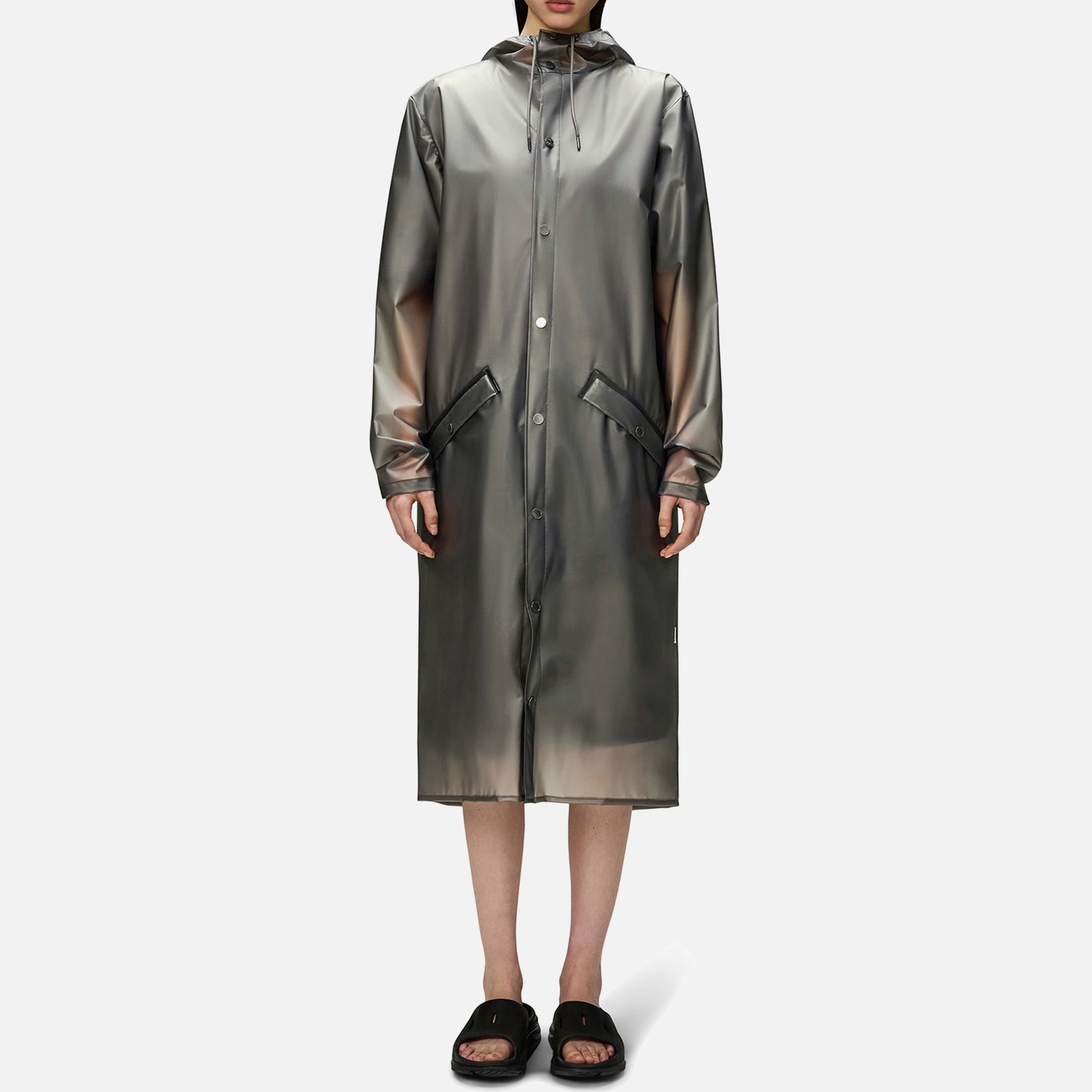 Rains Longer Matte-Shell Jacket - XL