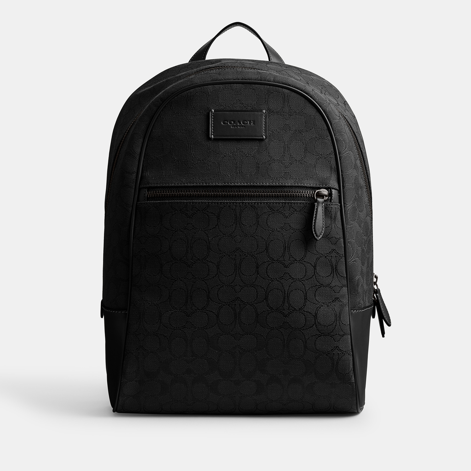 Coach Theo Jacquard-Canvas Backpack