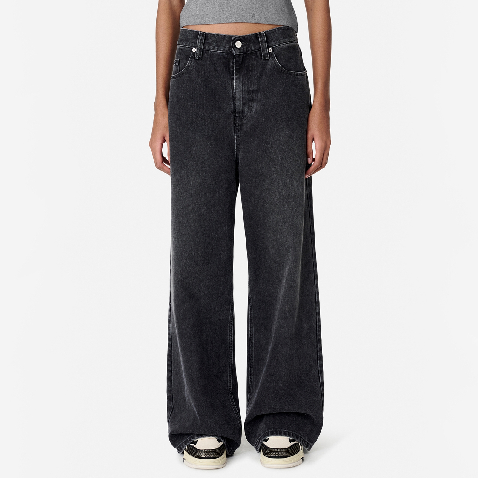 Axel Arigato Clara Denim Wide-Leg Jeans - W28