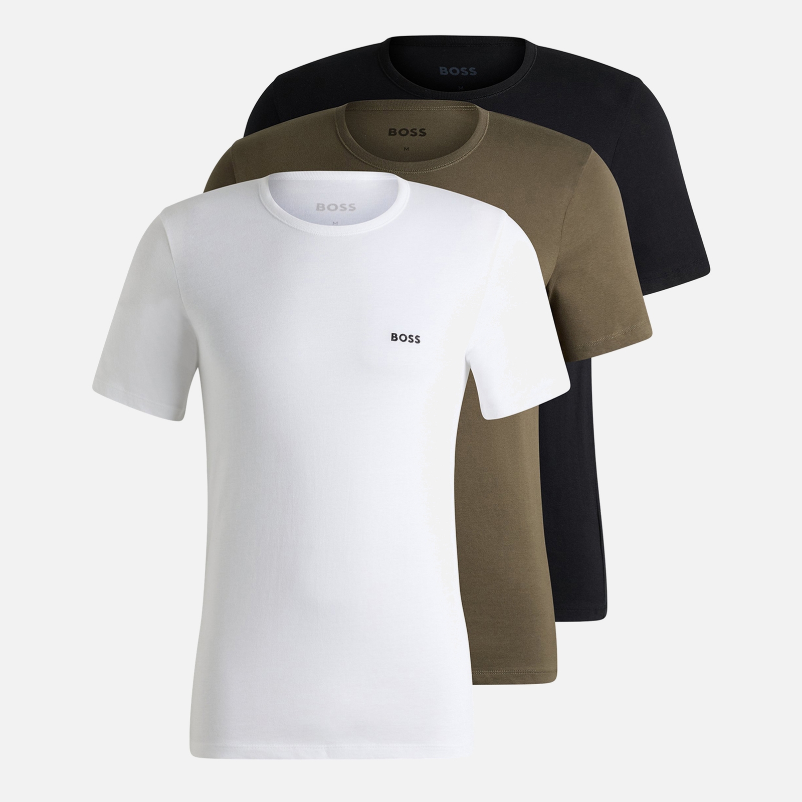 BOSS Bodywear 3-Pack Cotton-Jersey T-Shirts - XL
